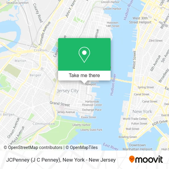Mapa de JCPenney (J C Penney)
