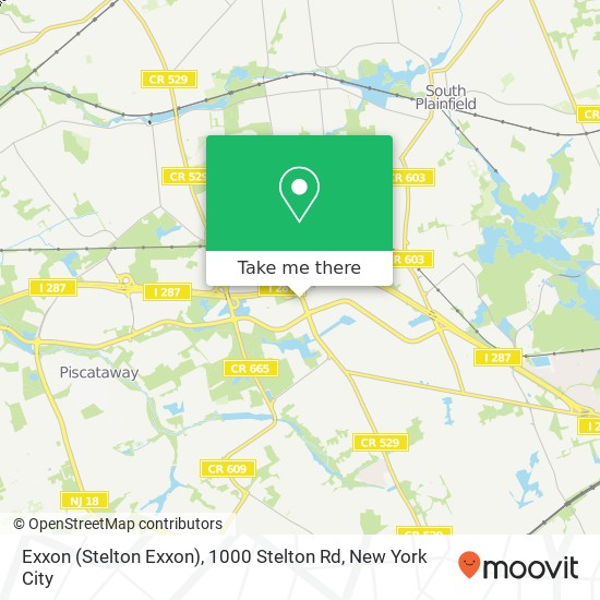 Exxon (Stelton Exxon), 1000 Stelton Rd map