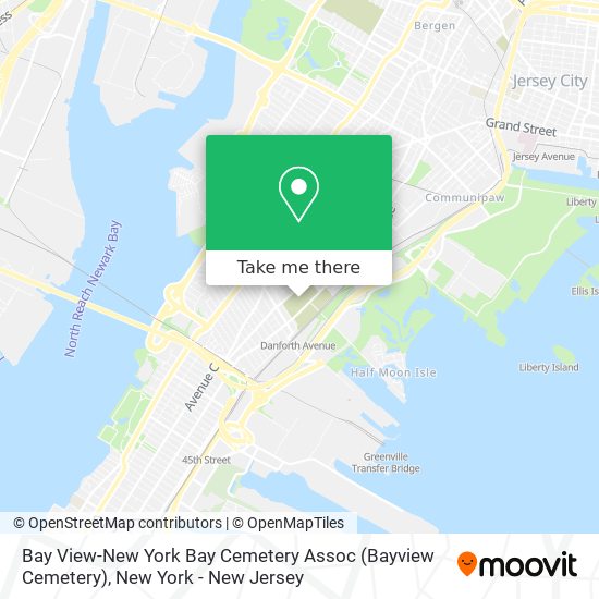 Mapa de Bay View-New York Bay Cemetery Assoc (Bayview Cemetery)