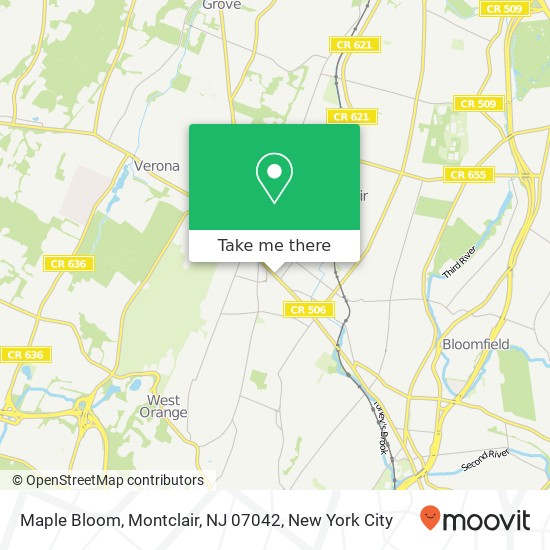Maple Bloom, Montclair, NJ 07042 map