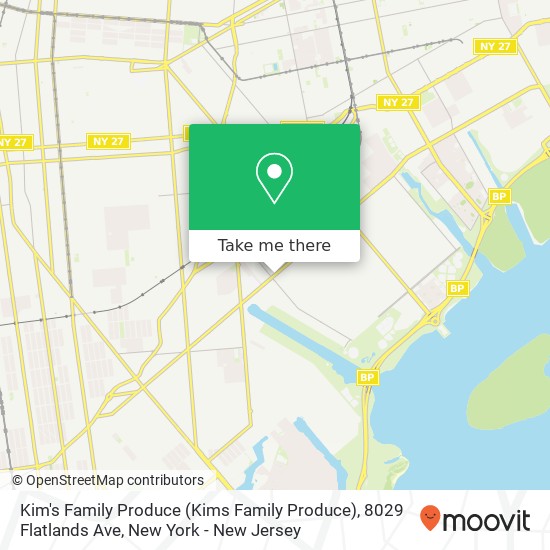 Kim's Family Produce (Kims Family Produce), 8029 Flatlands Ave map