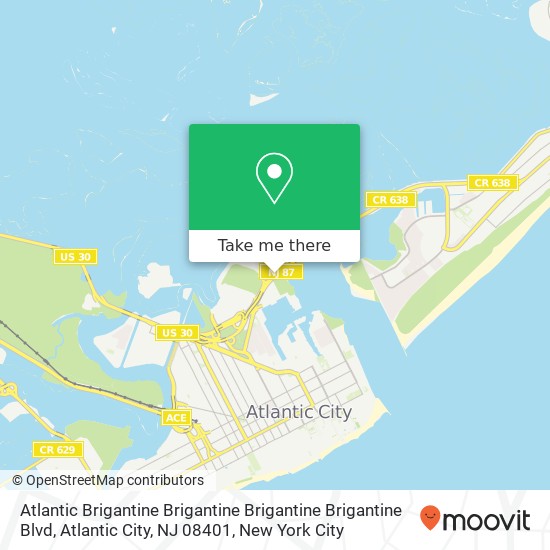 Atlantic Brigantine Brigantine Brigantine Brigantine Blvd, Atlantic City, NJ 08401 map