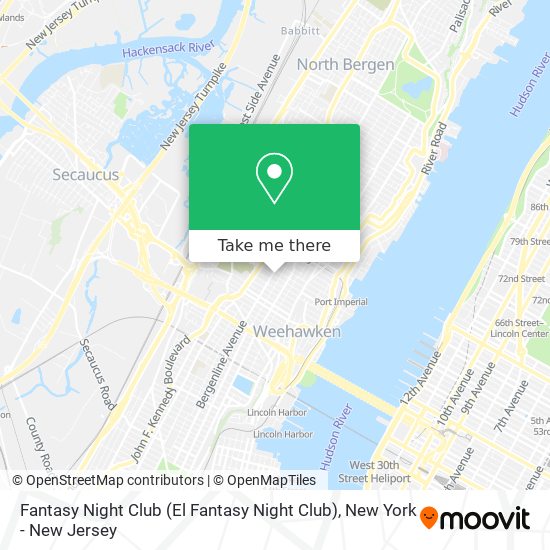 Mapa de Fantasy Night Club