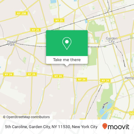 5th Caroline, Garden City, NY 11530 map