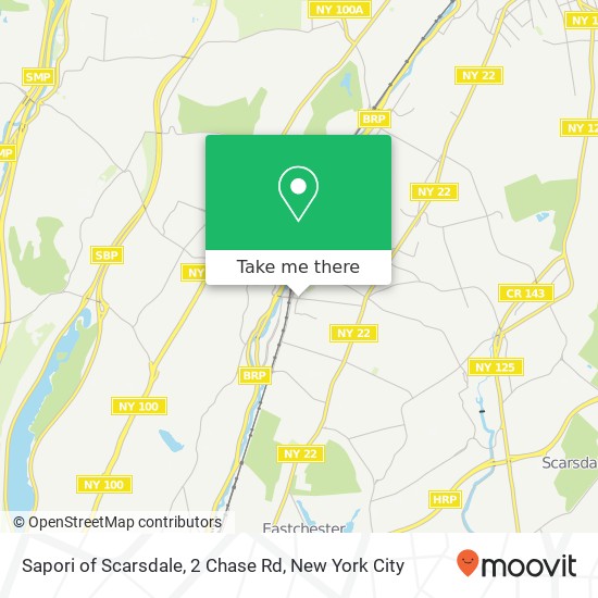 Sapori of Scarsdale, 2 Chase Rd map