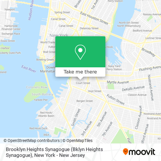 Brooklyn Heights Synagogue (Bklyn Heights Synagogue) map
