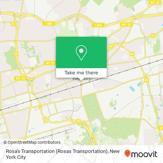 Rosa's Transportation (Rosas Transportation) map