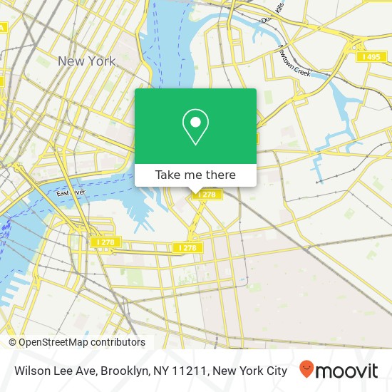 Wilson Lee Ave, Brooklyn, NY 11211 map
