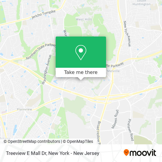 Treeview E Mall Dr map