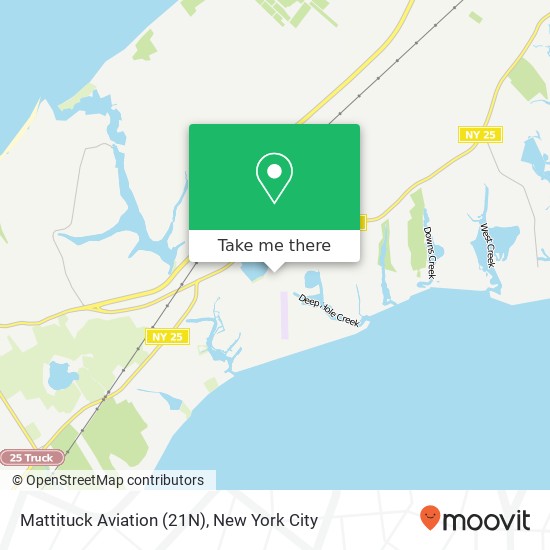 Mattituck Aviation (21N) map