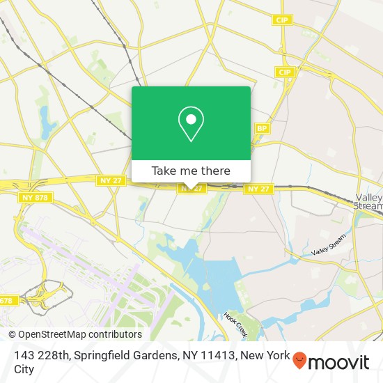 Mapa de 143 228th, Springfield Gardens, NY 11413