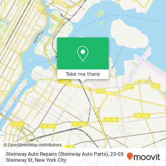 Mapa de Steinway Auto Repairs (Steinway Auto Parts), 23-05 Steinway St