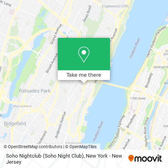 How to get to Soho Nightclub (Soho Night Club) in Fort Lee, Nj by Bus or  Subway?