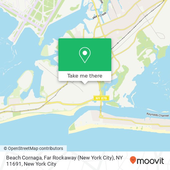 Beach Cornaga, Far Rockaway (New York City), NY 11691 map