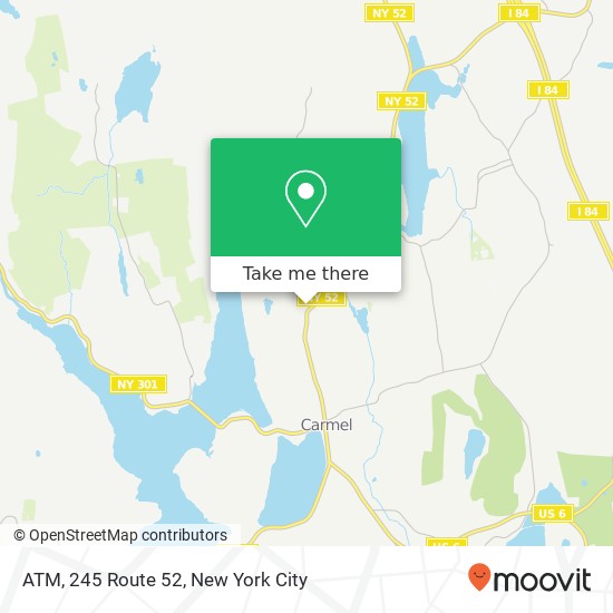 Mapa de ATM, 245 Route 52