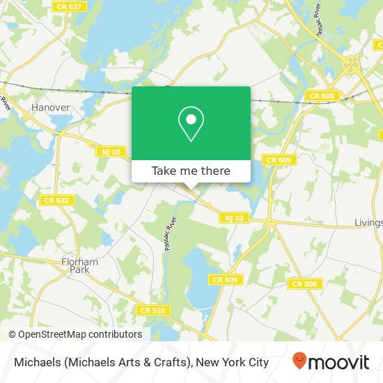 Mapa de Michaels (Michaels Arts & Crafts)