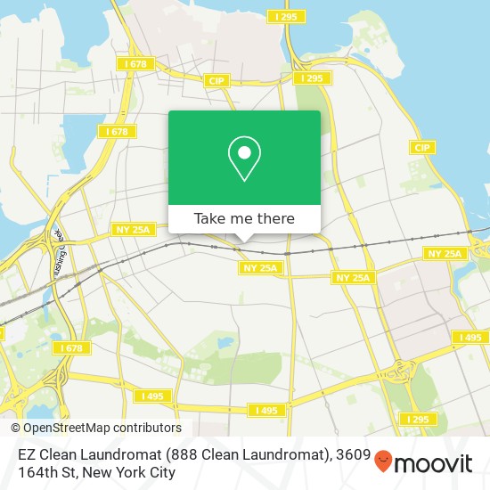 EZ Clean Laundromat (888 Clean Laundromat), 3609 164th St map
