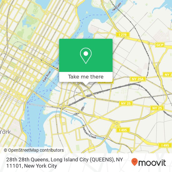 28th 28th Queens, Long Island City (QUEENS), NY 11101 map