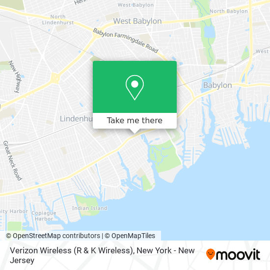 Verizon Wireless (R & K Wireless) map