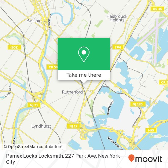 Pamex Locks Locksmith, 227 Park Ave map