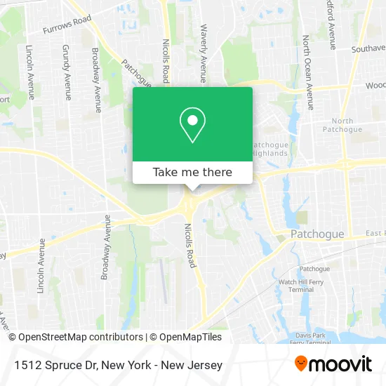 1512 Spruce Dr map