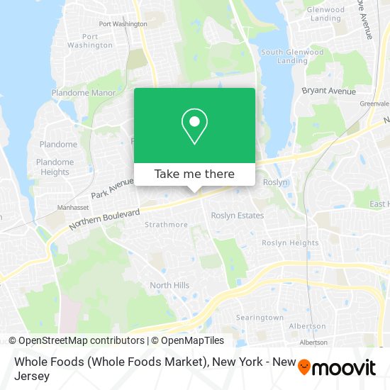 Whole Foods (Whole Foods Market) map