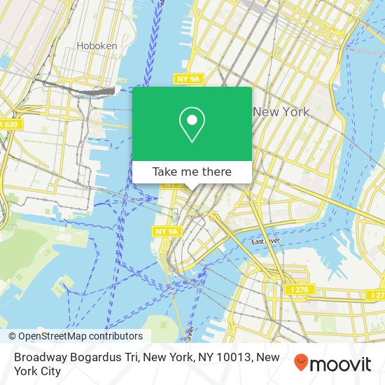 Broadway Bogardus Tri, New York, NY 10013 map