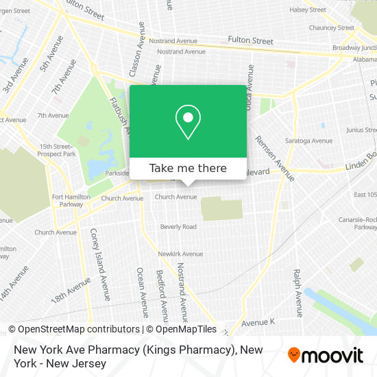 New York Ave Pharmacy (Kings Pharmacy) map
