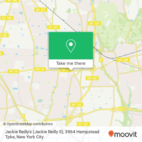 Mapa de Jackie Reilly's (Jackie Reilly S), 3964 Hempstead Tpke