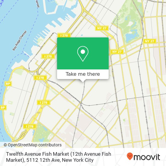 Twelfth Avenue Fish Market (12th Avenue Fish Market), 5112 12th Ave map