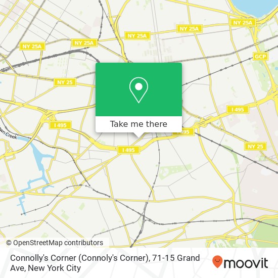 Connolly's Corner (Connoly's Corner), 71-15 Grand Ave map