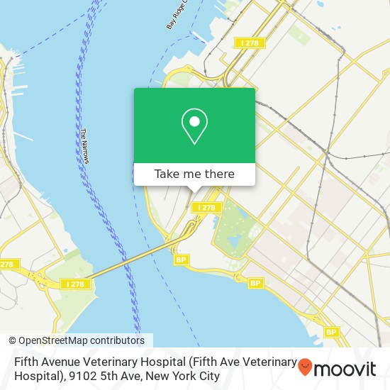 Mapa de Fifth Avenue Veterinary Hospital (Fifth Ave Veterinary Hospital), 9102 5th Ave