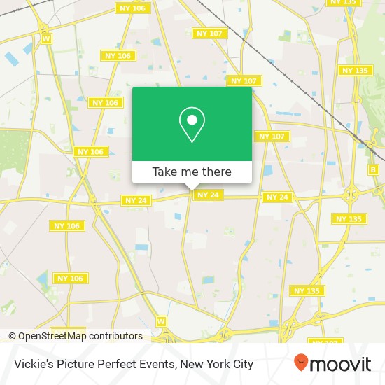 Vickie's Picture Perfect Events map