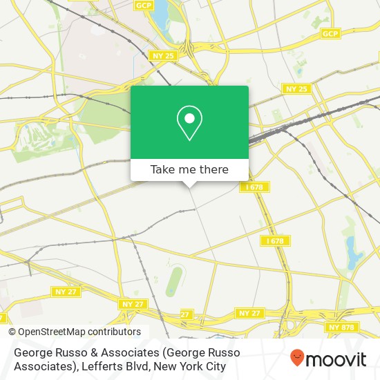George Russo & Associates (George Russo Associates), Lefferts Blvd map