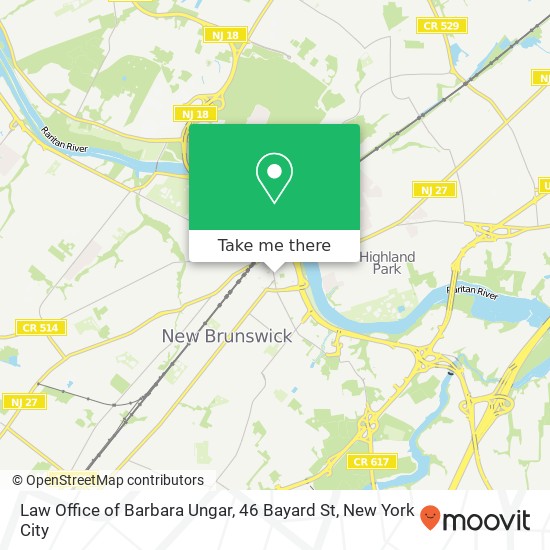 Mapa de Law Office of Barbara Ungar, 46 Bayard St