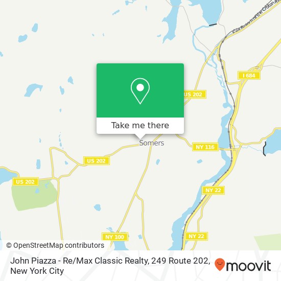Mapa de John Piazza - Re / Max Classic Realty, 249 Route 202