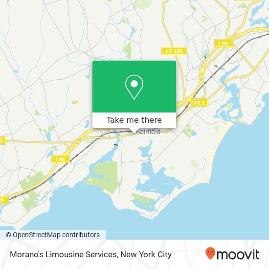 Morano's Limousine Services map
