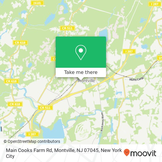 Main Cooks Farm Rd, Montville, NJ 07045 map