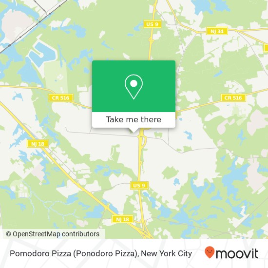 Pomodoro Pizza (Ponodoro Pizza) map