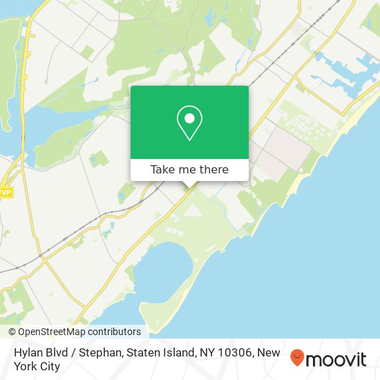 Mapa de Hylan Blvd / Stephan, Staten Island, NY 10306