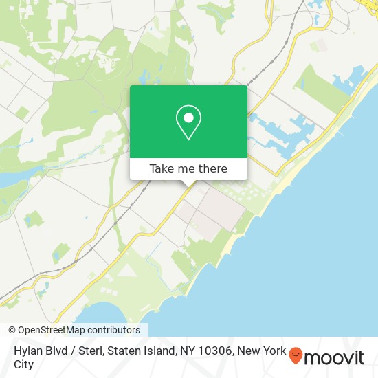 Mapa de Hylan Blvd / Sterl, Staten Island, NY 10306