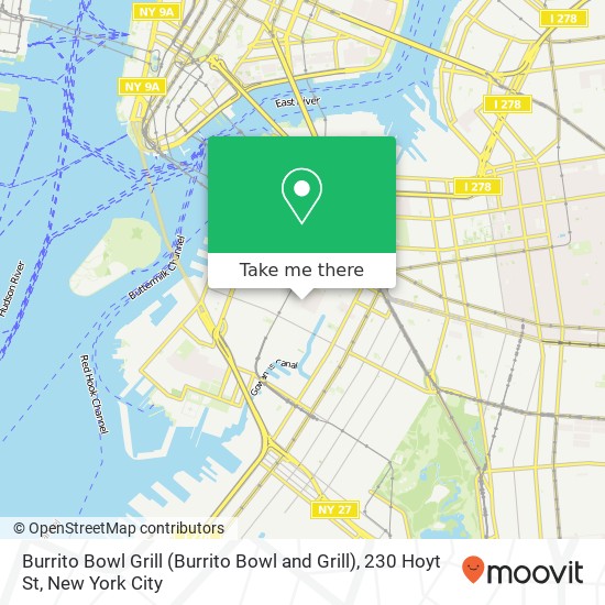 Burrito Bowl Grill (Burrito Bowl and Grill), 230 Hoyt St map