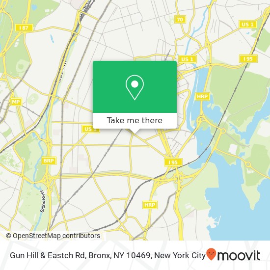 Gun Hill & Eastch Rd, Bronx, NY 10469 map