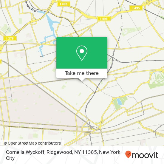 Cornelia Wyckoff, Ridgewood, NY 11385 map