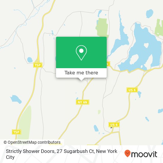 Strictly Shower Doors, 27 Sugarbush Ct map