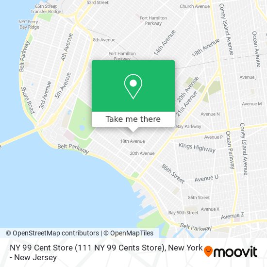 NY 99 Cent Store (111 NY 99 Cents Store) map