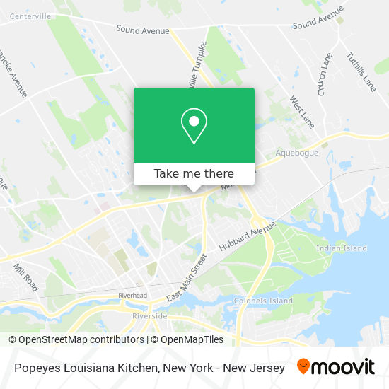 Mapa de Popeyes Louisiana Kitchen