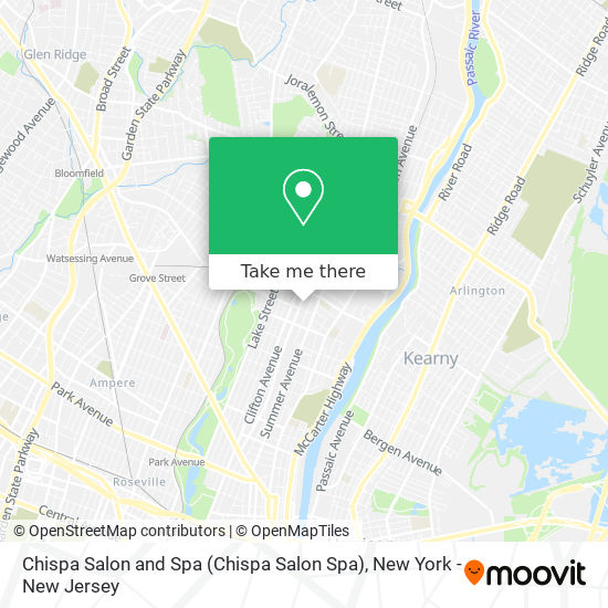 Chispa Salon and Spa map
