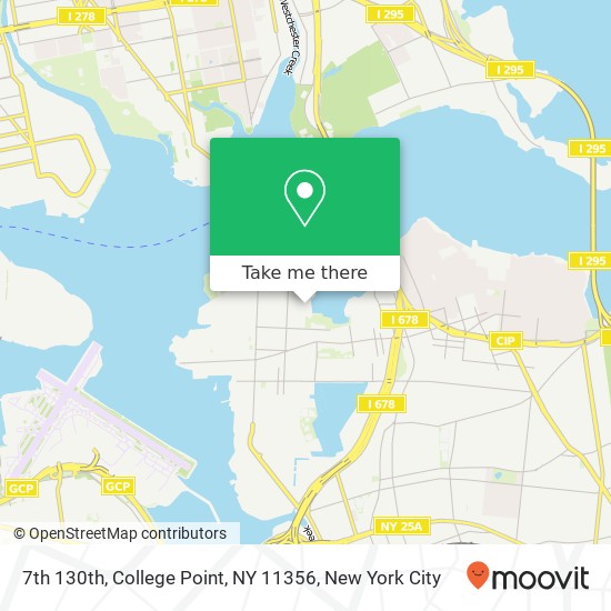 Mapa de 7th 130th, College Point, NY 11356