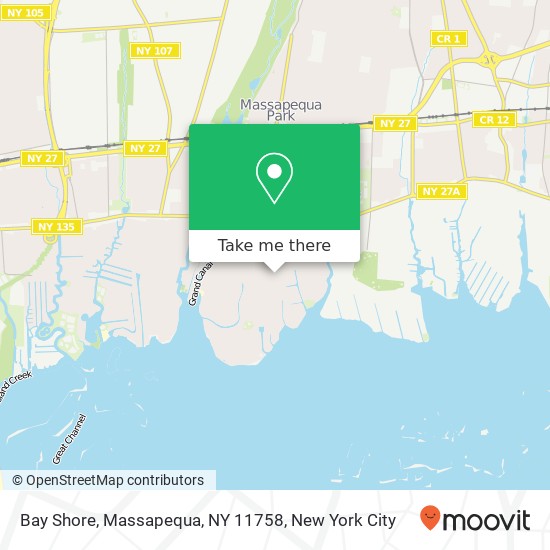 Bay Shore, Massapequa, NY 11758 map